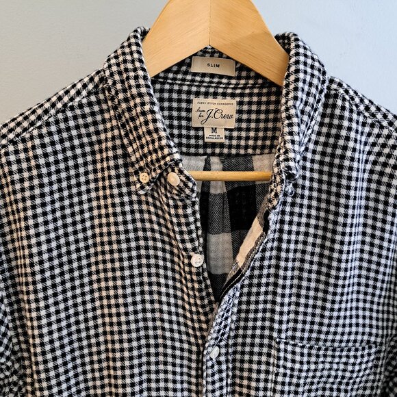 J. Crew Men's Medium Slim Fit Double-Weave Button Down Shirt Style #AY988 - Picture 1 of 15